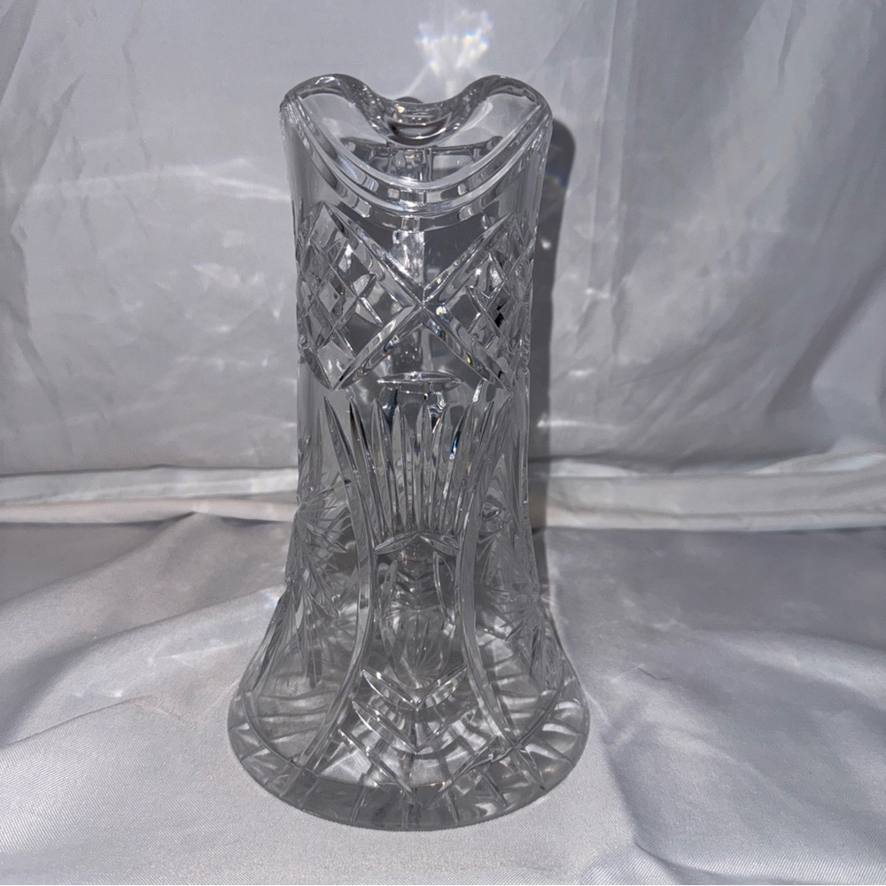 Elegant ABP Crystal Cut Glass Pitcher 10” Inch, Champagne / Water / Wine Pitcher - Picture 2 of 8